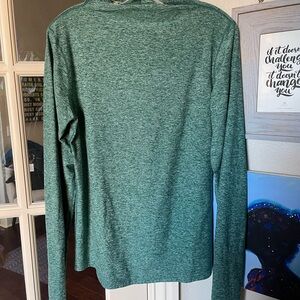 Women’s Oiselle Lux XL Long Sleeve Hoodie Green Heather 14